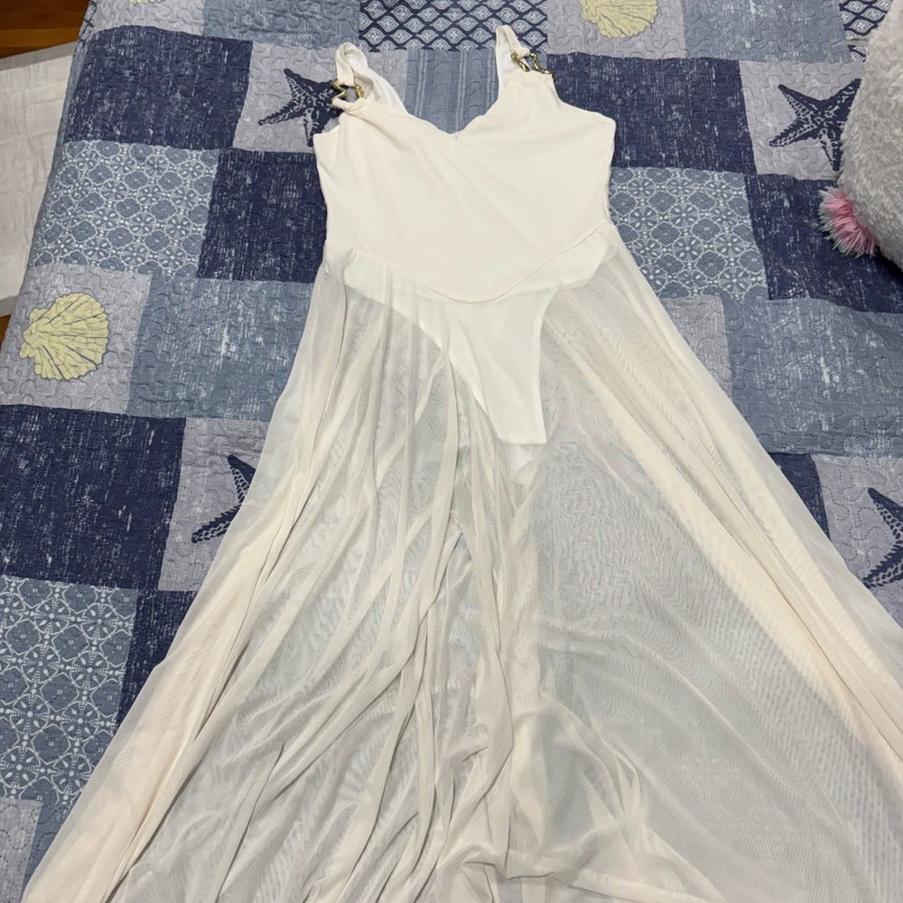 Elegant White Evening Gown